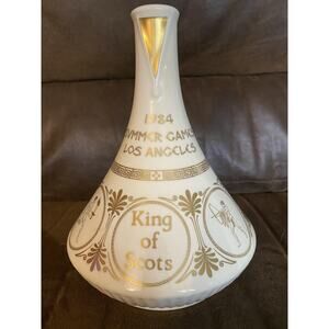 Vintage Spode England Scotland 1984 Olympic Games LA Cream Gold Trim No Stopper